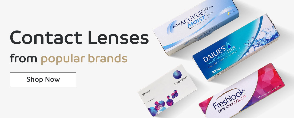 Contact Lenses from Popular Brands | Shop Now