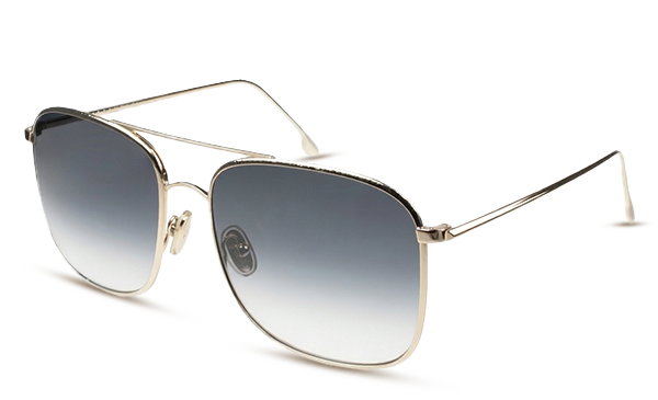 Victoria Beckham VB202S 701 Gold/Smoke 59 Gradient sunglasses