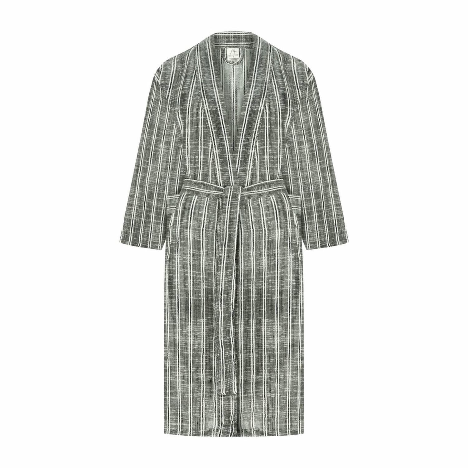 Turkish Linen Robe | Basil