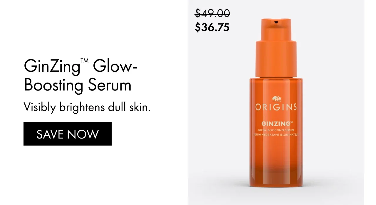GinZing™ Glow-Boosting Serum | Visibly brightens dull skin. | SHOP NOW | $36.75