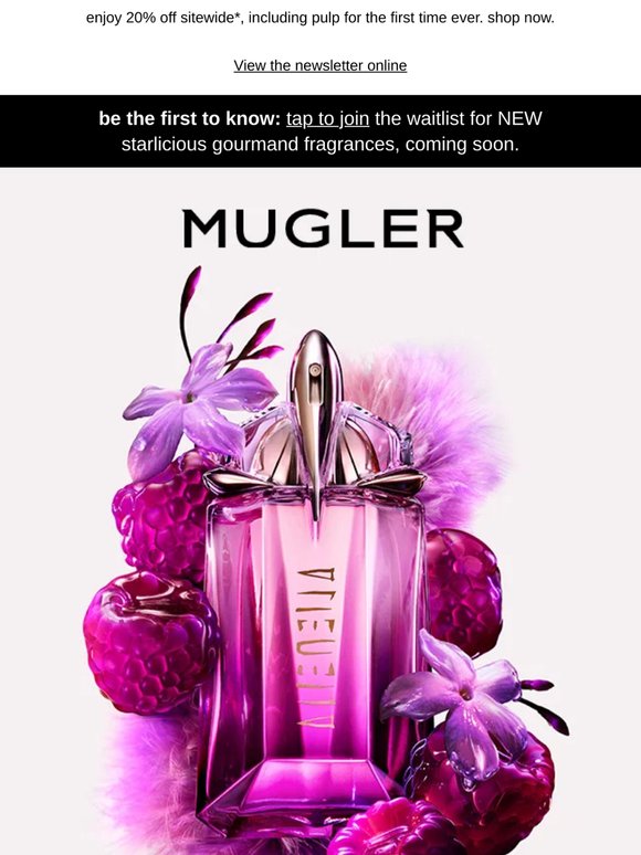 20% off everything + a first for pulp!