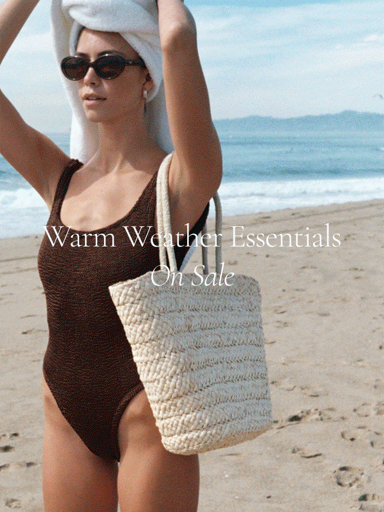 warm weather essentials on sale
