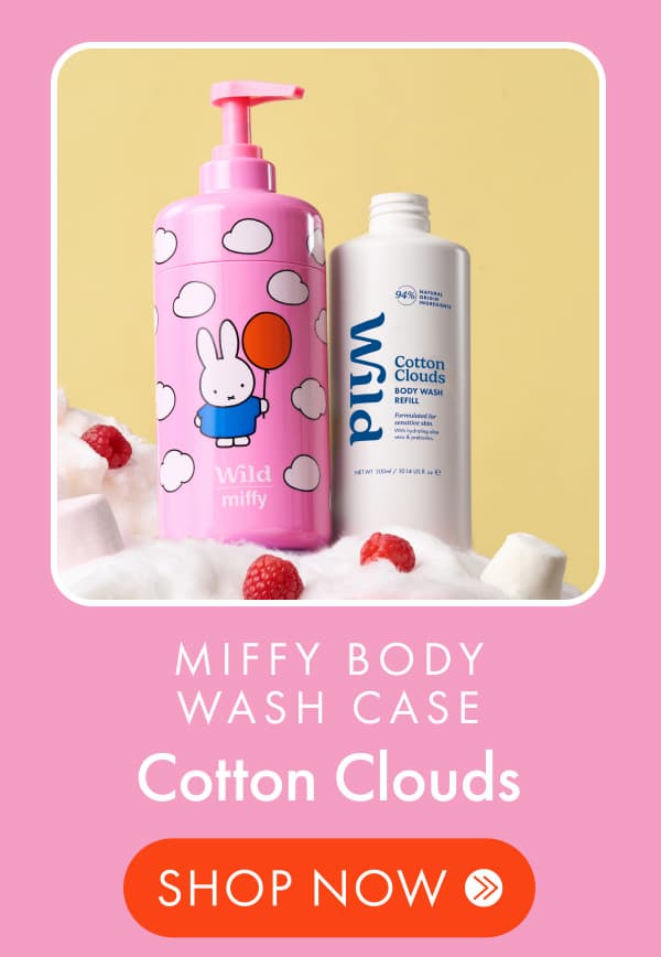 Miffy Body Wash Case + Cotton Clouds Refills