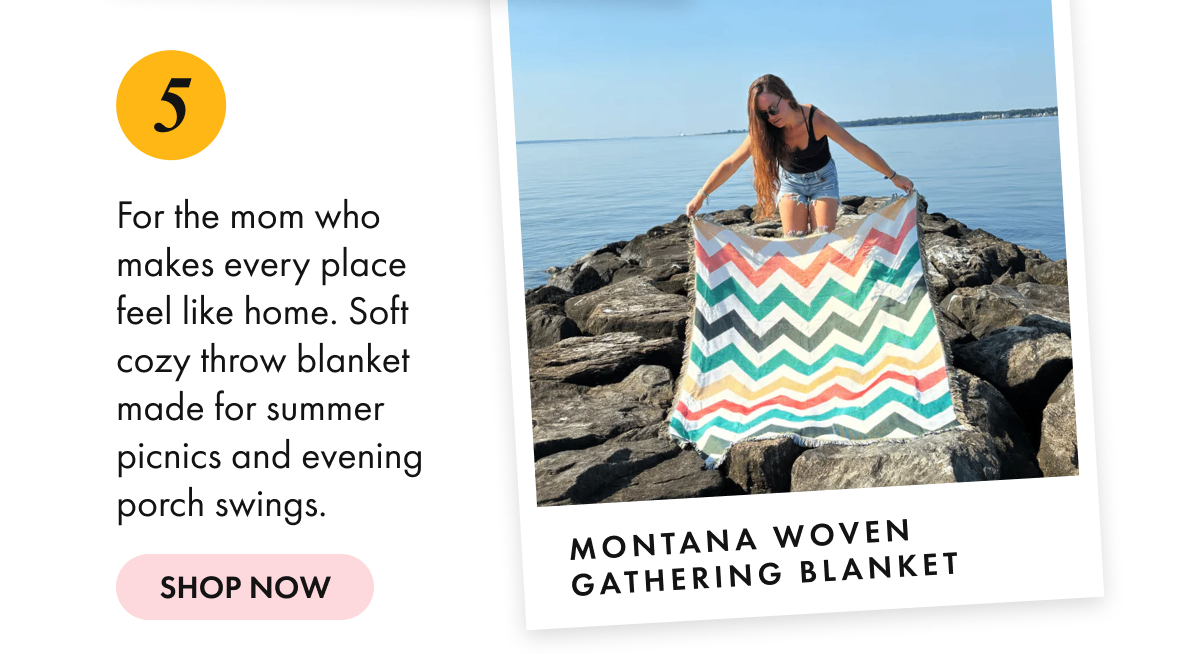 montna woven gathering blanket