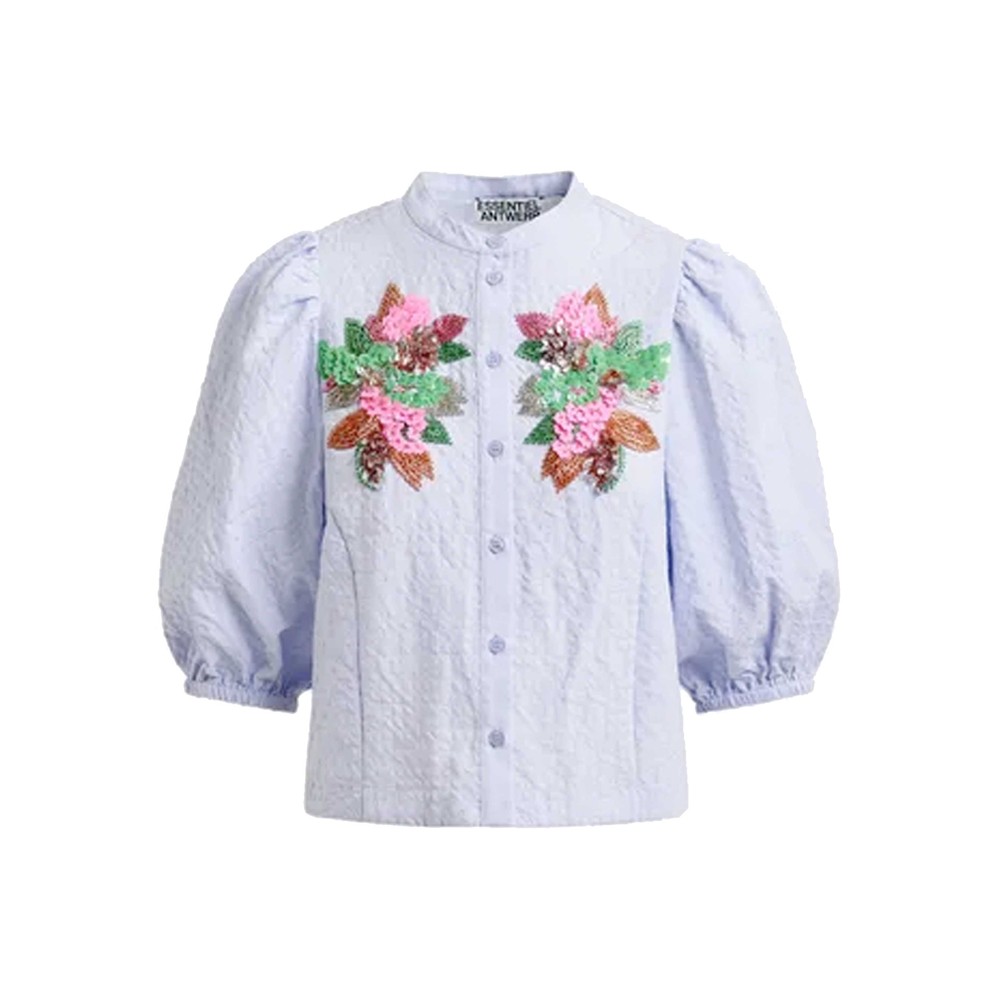 Image of Jaiden Blouse - Nile Blue
