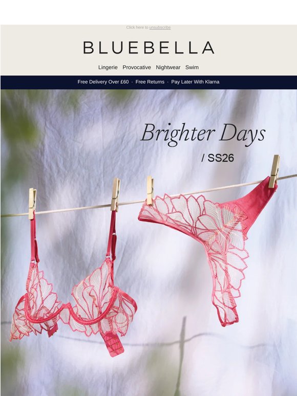 New mood-boosting lingerie to love