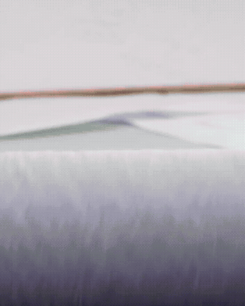 Gif of creation process of Yves Klein Blue Dress for Met Gala in Studio