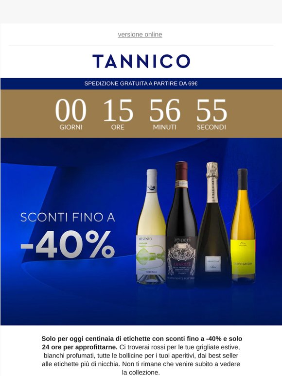 24 ore di sconti fino a -40%: centinaia di occasioni per te