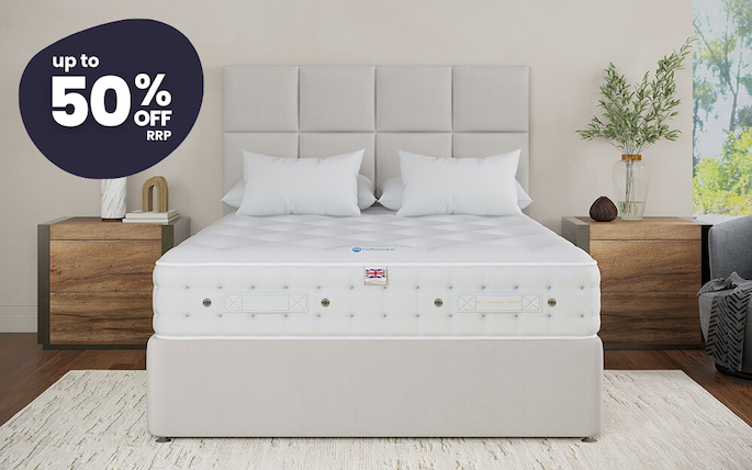 Simba Hybrid 1500 Pocket Kids Bunk Mattress in a bedroom