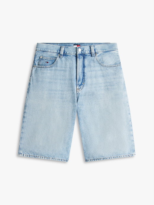 Theo Loose Jeans-Shorts mit Fade-Effekt
