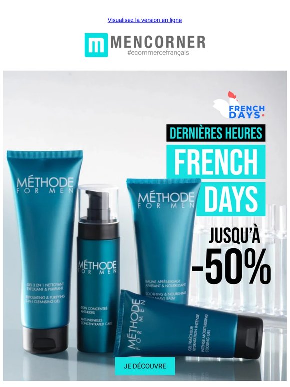 Jusqu'à -50% : dernières heures ⌛