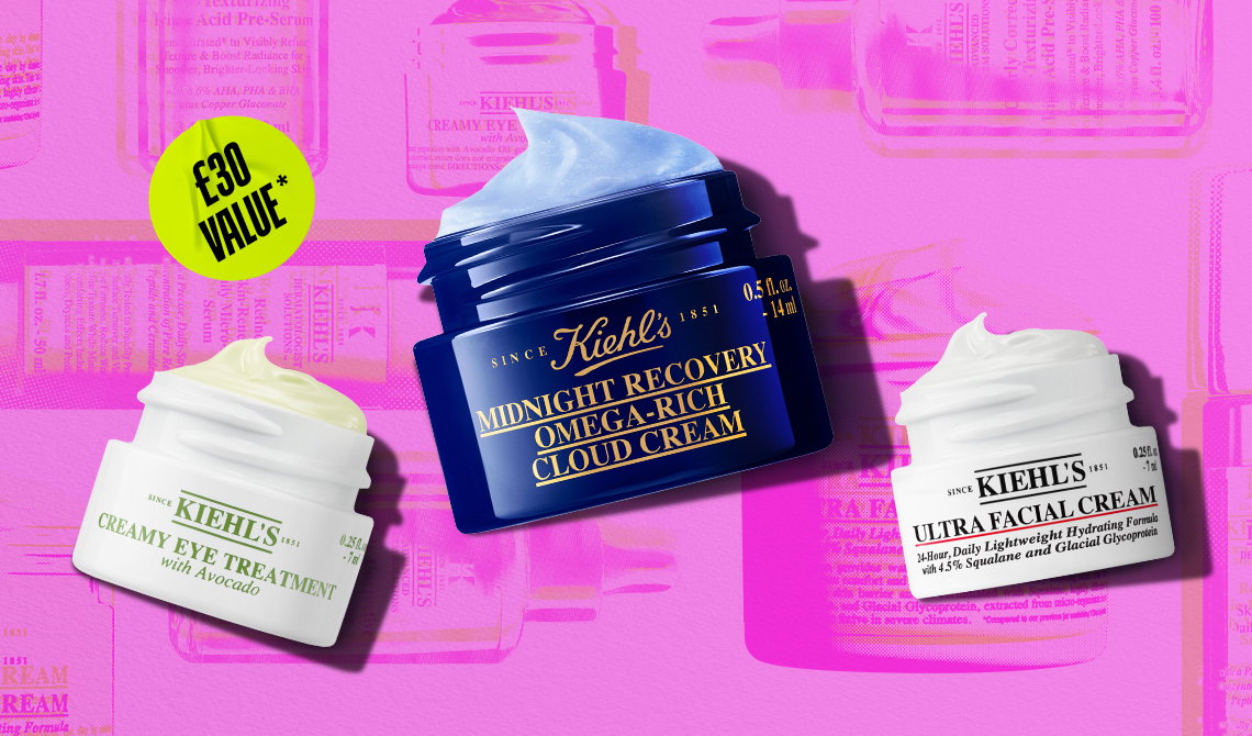 Free 3 piece gift when you spend £80**