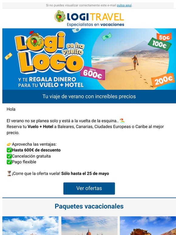 Islas, Ciudades Europeas, Caribe.. con hasta 600€ dto