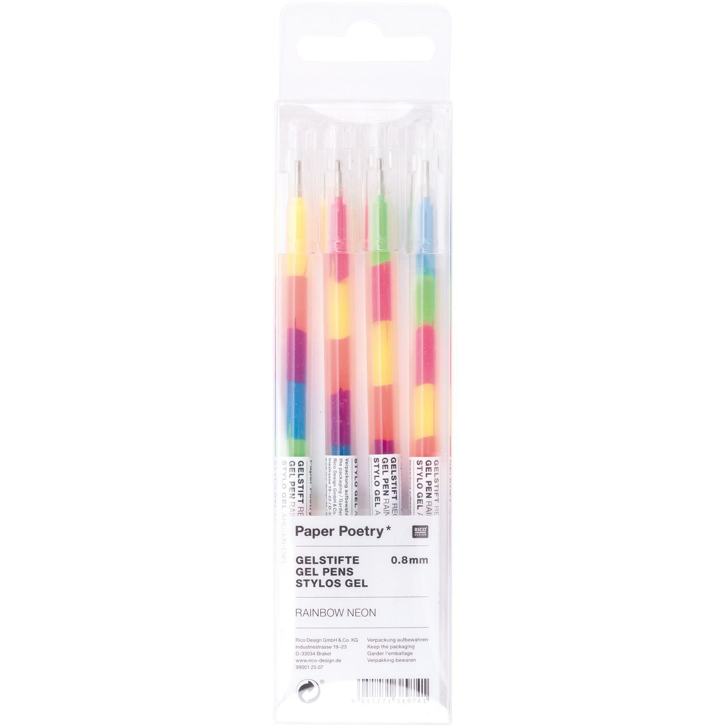 Gelstifte Regenbogen Neon
