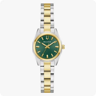 Bulova Surveyor Green Dial Two Tone 98L329