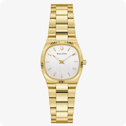 Bulova Super Seville Mini Gold Tone Dial 97L189