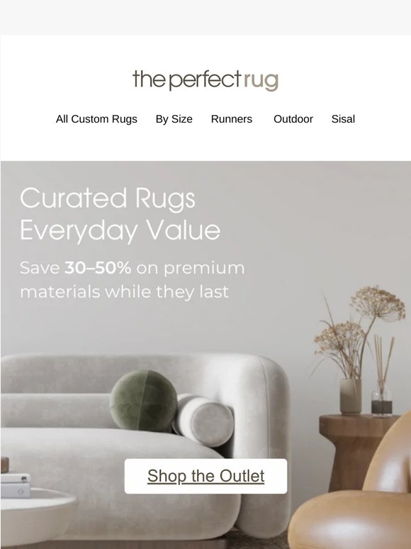 Save 30–50% on Custom Rugs