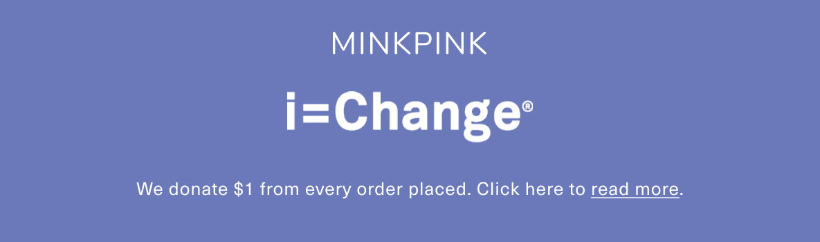 read more about our charity donations through i=change