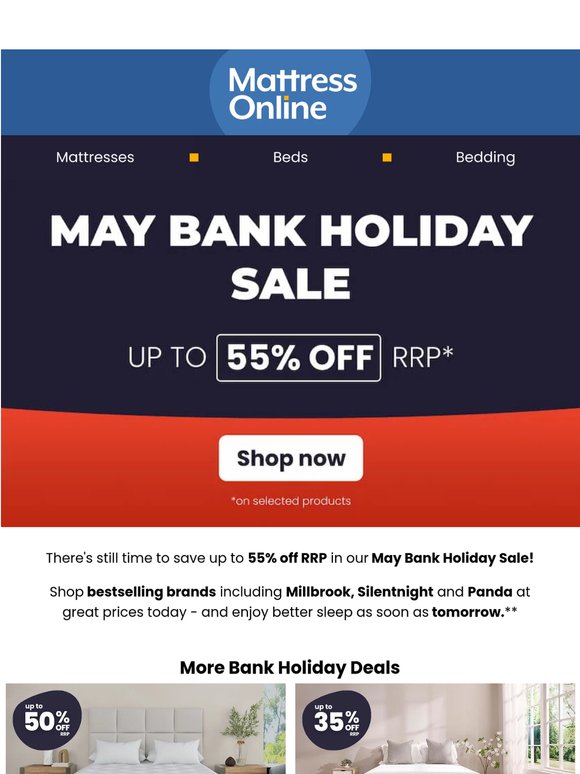 Don't sleep on these savings 💤