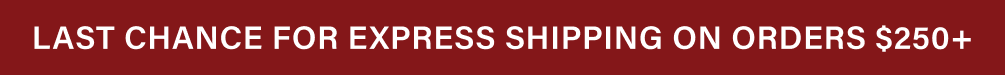 Last Day for Free Express Shipping
