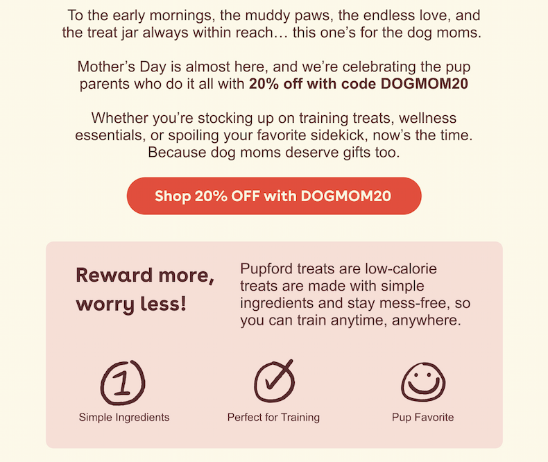 20% off with DOGMOM20