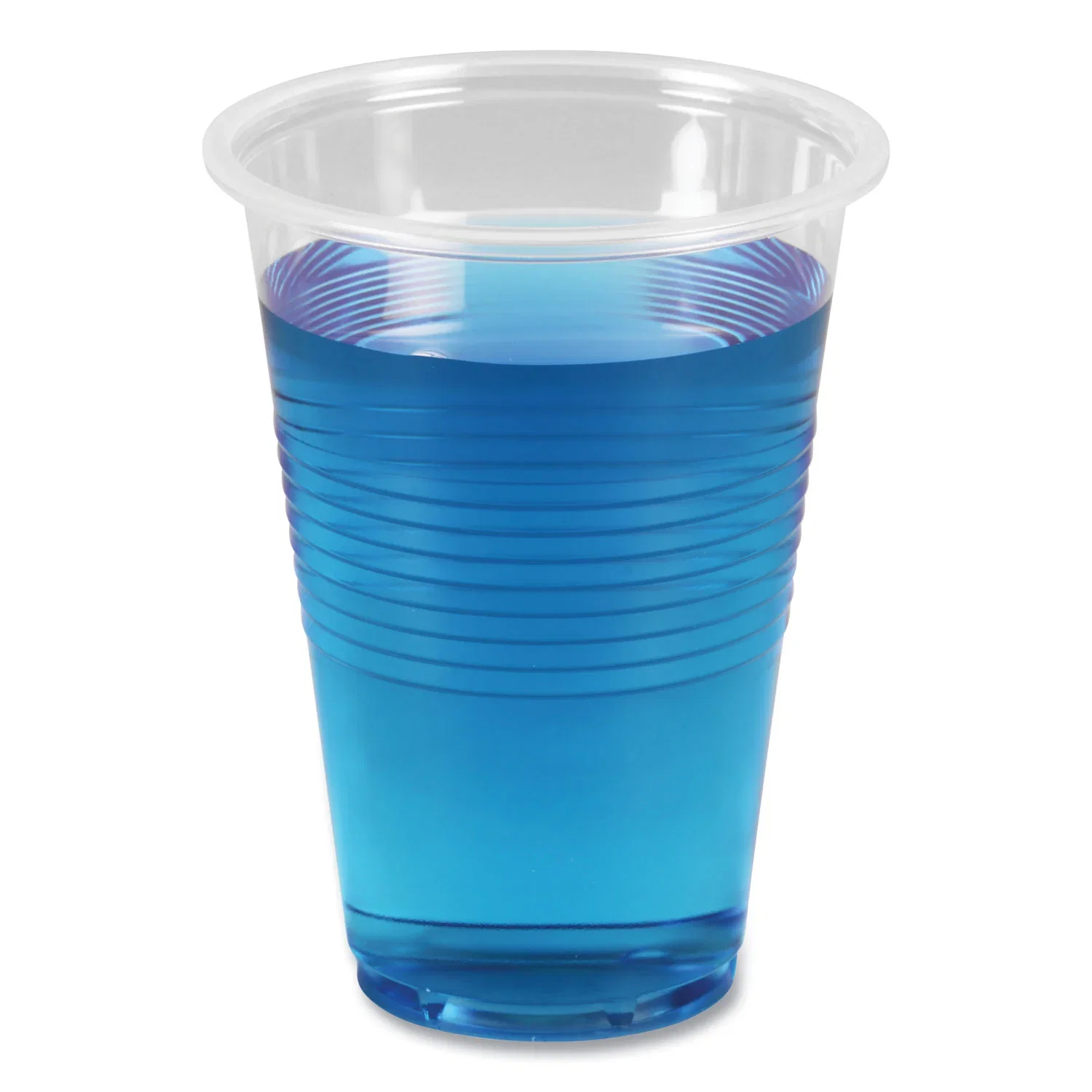 Image of Boardwalk® Translucent Plastic Cold Cups, 16 oz, Polypropylene, 50 Cups/Sleeve, 20 Sleeves/Carton (BWKTRANSCUP16)
