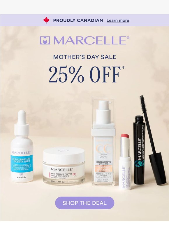 —, 25% off for Mom 💐