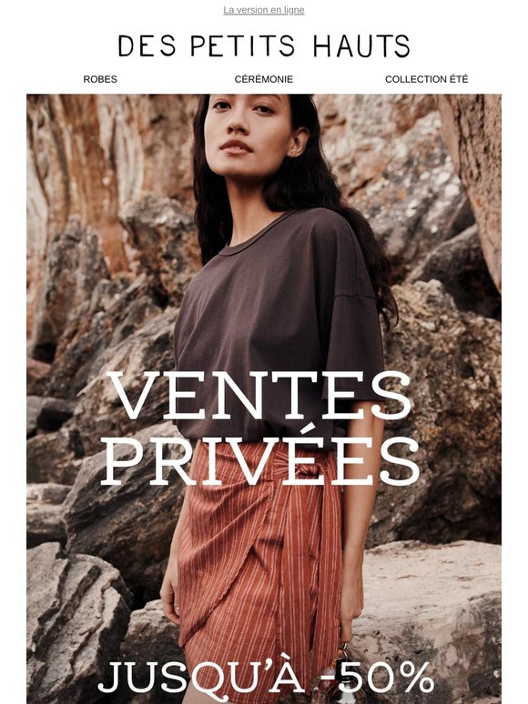 Ventes Privées jusqu’à -50% | Top départ