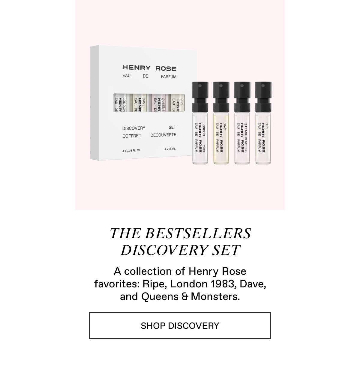 Shop Mother's Day Henry Rose Bestsellers Discovery Set