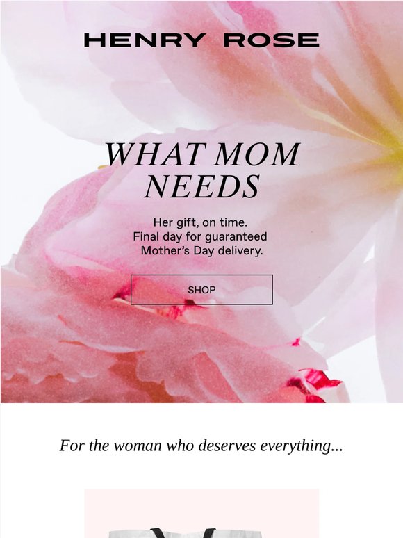 Last day to gift Mom…