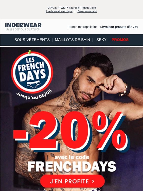 ⏰Vite, dernières heures pour profitez de -20% sur TOUT* ! 🇨🇵