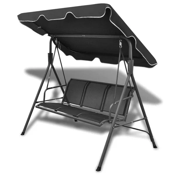 Garden Swing Chair - Black