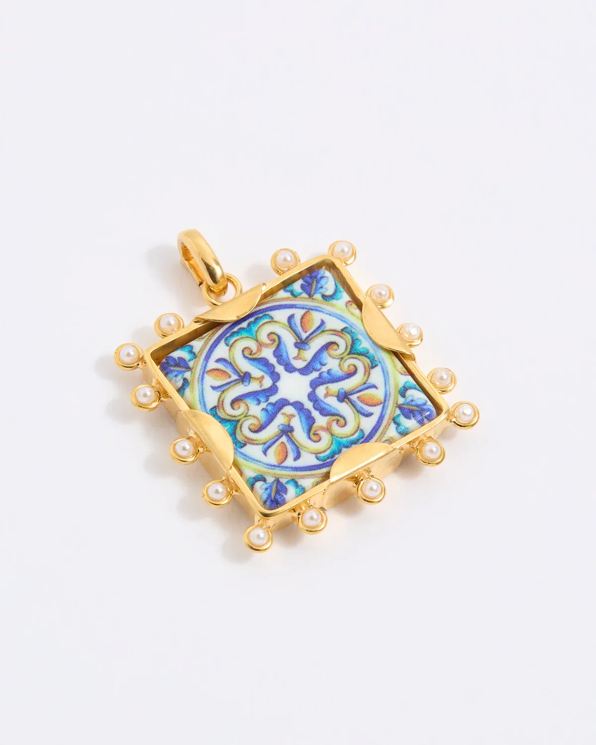 Image of Tuscan Tile Charm- Pre Order