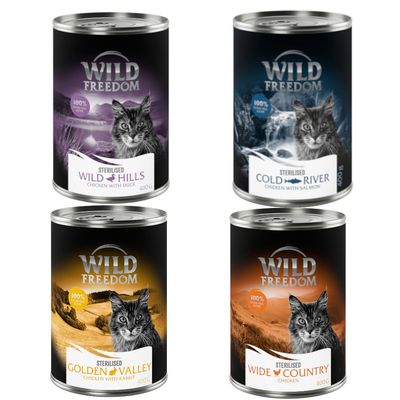 Wild Freedom Adult Sterilized 6 x 400 g - grain-free recipe