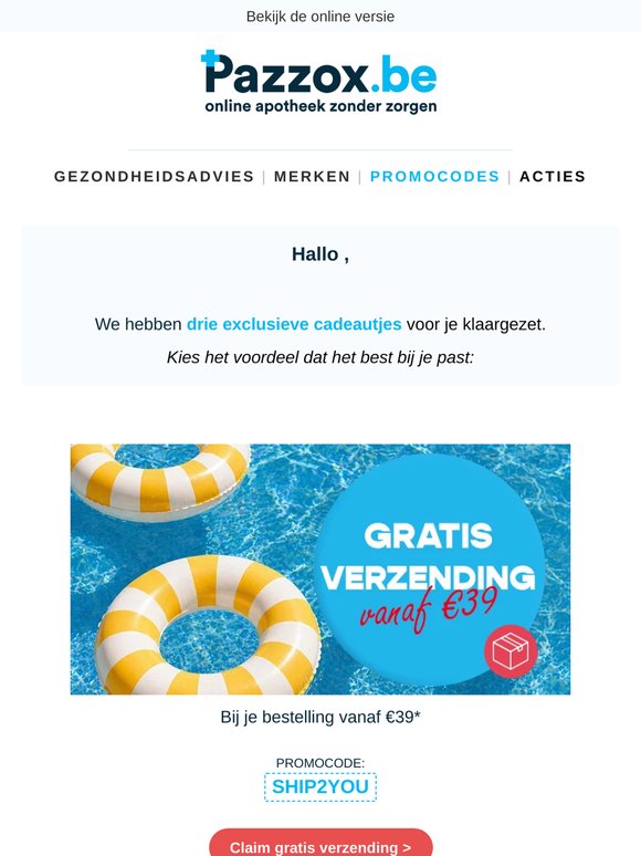 Je nieuwe promocodes staan klaar ✅