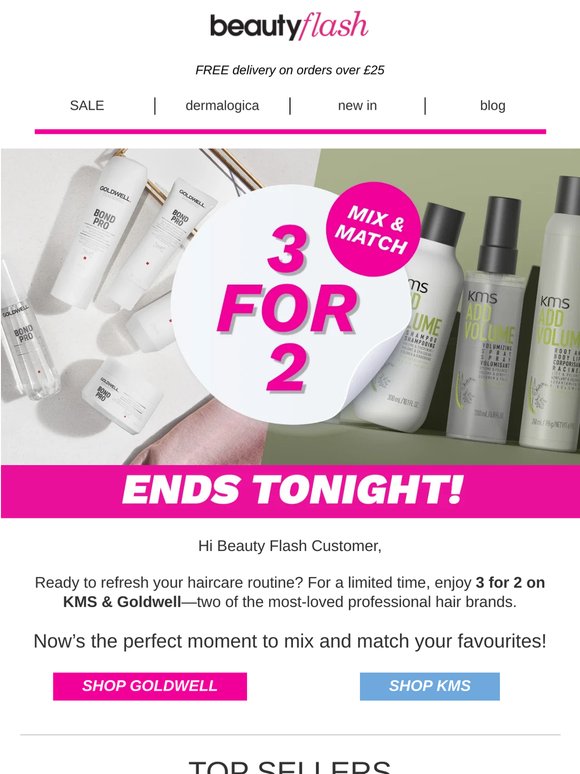 3 for 2 on KMS & Goldwell  ✔️ Mix, Match & Save