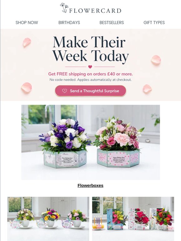 Make their week today