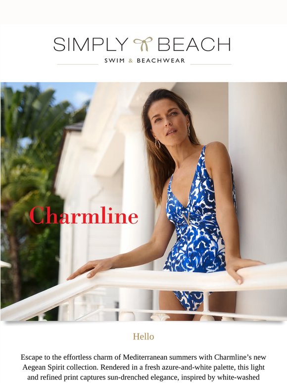 Swimwear up to F cup with Charmline