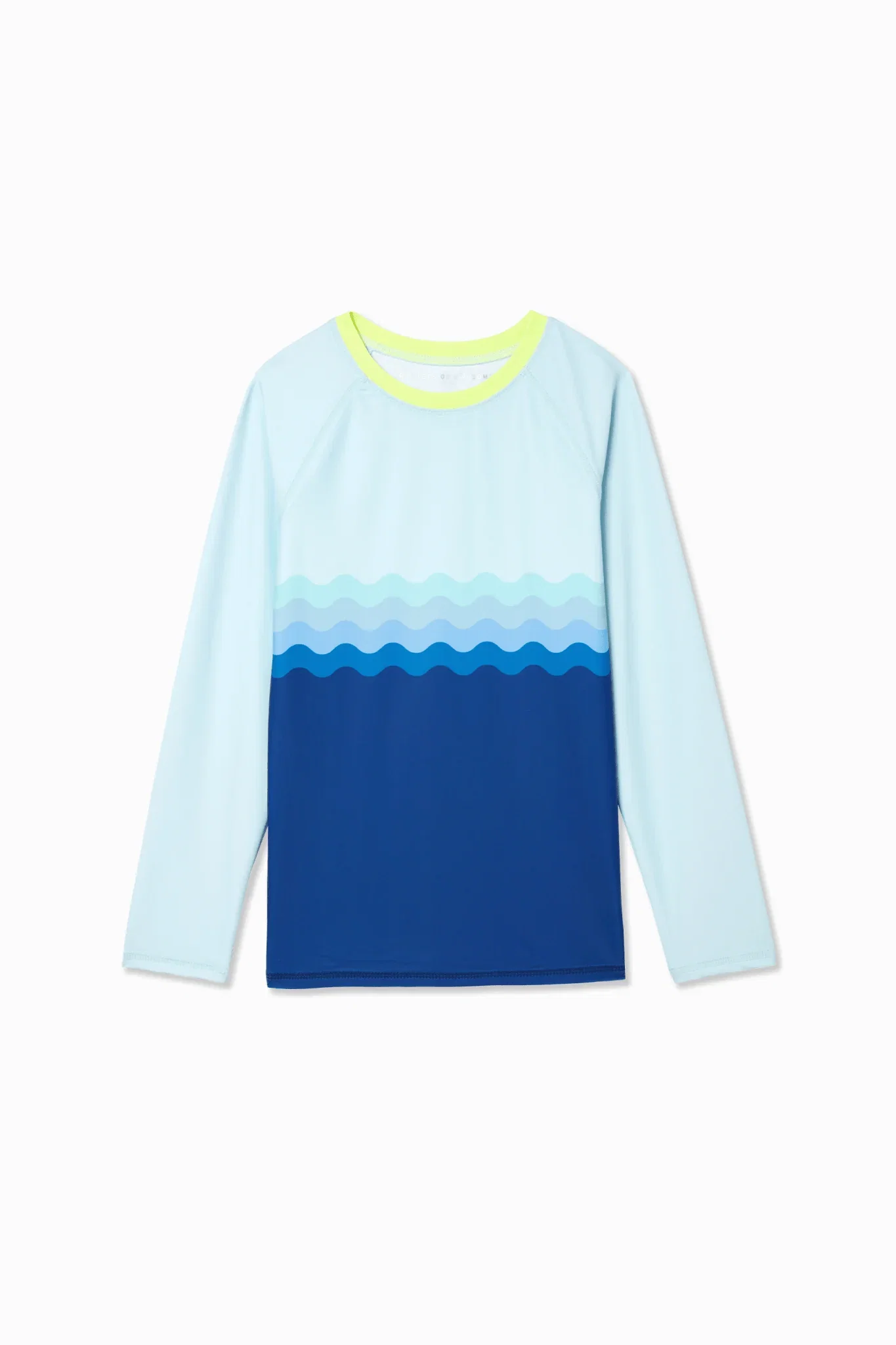 Image of Kids Wavy Rashguard: Sun-Protected Surf Gear