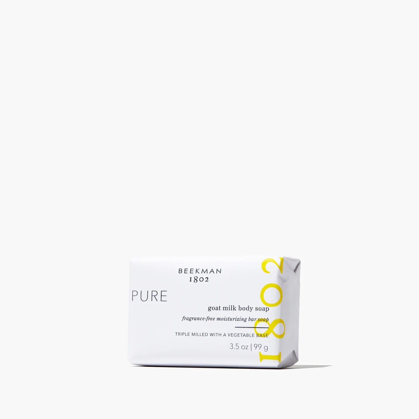 Image of Pure Fragrance Free Palm-Sized Goat Milk Soap