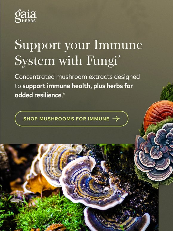 Mushrooms for Immune Strength*