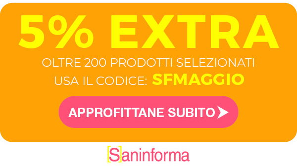 Codice EXTRAPRIL: -5% Extra sui prodotti selezionati