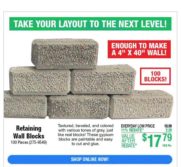 Retaining Wall Blocks (275-9549)