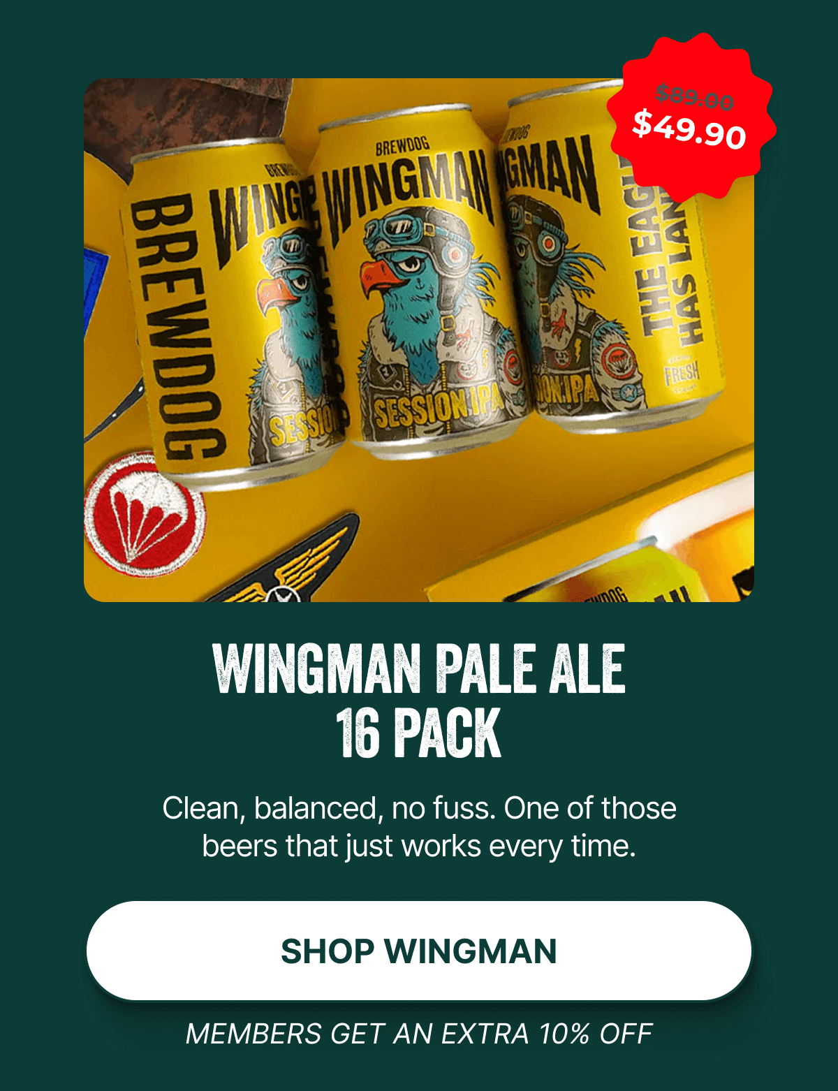 Brewdog Wingman Pale Ale – 16 Pack
