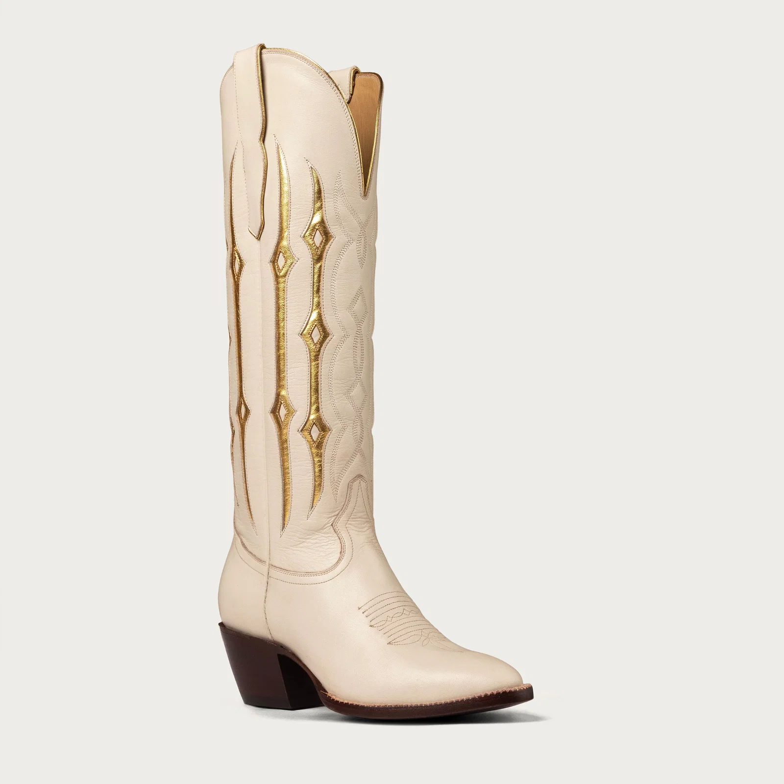 Image of The Austin Boot Bone and Gold