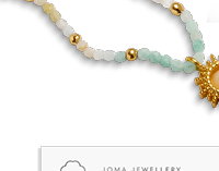 Loved By You Rock Crystal Sun Necklace