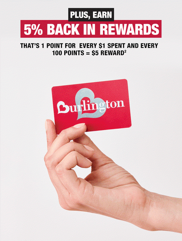 Plus, Earn 5% Back in Rewards. That's 1 point for every $1 spent and every 100 points = $5 Reward