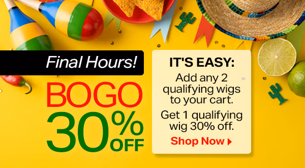 BUY 1 WIG, GET 1 WIG 30% OFF