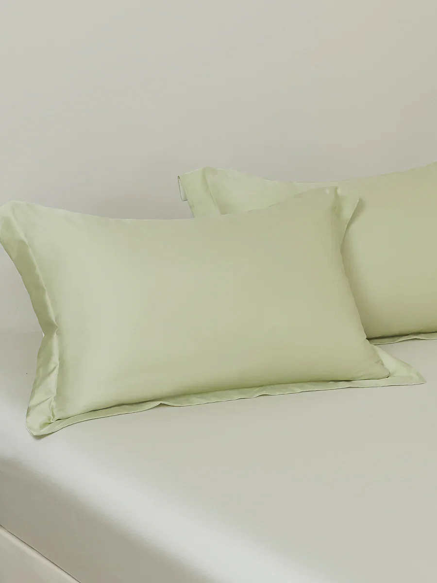 Cyan Green TENCEL™ Pillow Sham Set