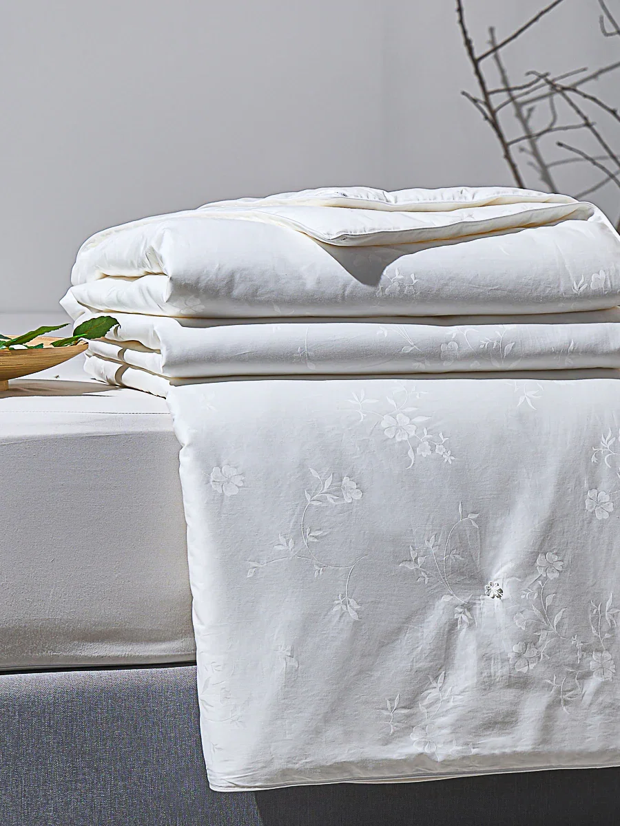 Premium Mulberry Silk All Season Duvet Insert - Twin/Twin-XL